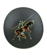 L’Ancora Kroon Kroonenberg plate Dutch Ceramics knight on horse black Mo... - £39.89 GBP