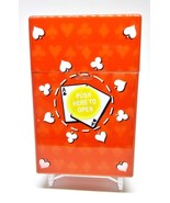 KSI Red Pair Of Aces Plastic Push-To-Open King Size Cigarette Case - $12.21 CAD