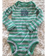 Carters Boys Gray Green Striped COOL BEYOND YEARS Long Sleeve One Piece ... - $3.99 CAD