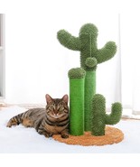  Dropshipping Adequate Cactus Cat Scratching Post with Sisal Rope Cat Sc... - £43.82 GBP+