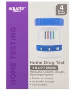 Equate 4 Panel Home Drug Test, Marijuana, Cocaine, Opiates, Methamphetamine - $460.18 MXN