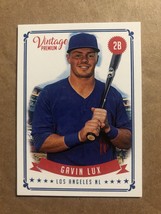 2020 Onyx Vintage Premium GAVIN LUX  Prospect Dodgers #VPGL - £3.64 GBP