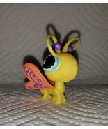 Littlest Pet Shop 2007 Yellow Butterfly with Orange Wings  - £7.94 GBP