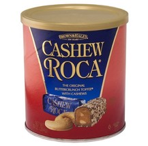 10 oz CASHEW ROCA Canister - Case of 9 Canisters - $68.20