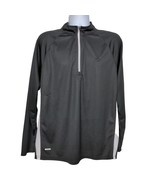 Starter Dri-Star Men&#39;s Athletic 1/4 Zip Pull Over Shirt Size XL Black White - $21.71 CAD