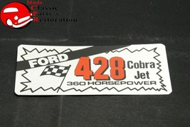 Ford 428 Cobra Jet 360 Horsepower Aftermarket Air Cleaner Decal - $16.64