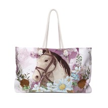 Personalised/Non-Personalised Weekender Bag, Horse, Large Weekender Bag, Beach B - £39.08 GBP