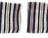 Ikea BERGSKRABBA Curtains 2 Panels (1 pair) Blue Red Stripe 57x98 104.50... - $28.71