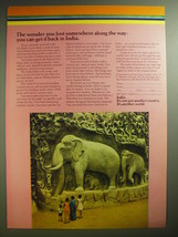 1974 India Tourism Ad - The wonder you lost somewhere along the way - £14.76 GBP
