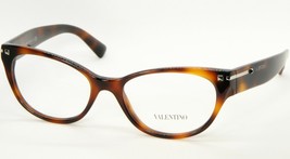 Neuf VALENTINO VA 3020 5011 Lumière Havane Lunettes 52-17-140mm Italie - £135.31 GBP