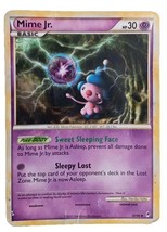 Rare Pokemom Card 2011 Mime Jr.  Sweet Sleeping Face. Sleepy Lost, Ninte... - $9.50