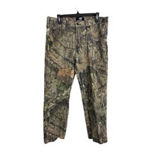 Mossy Oak Mens Jeans Size 34/30 Green Camo Denim Hunting Pockets - £20.16 GBP