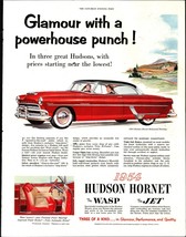 Hudson Hornet Hollywood Car 1954 Vintage Ad Magazine Print Automobile e4 - £19.21 GBP