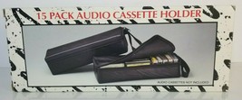 15 Pack Audio Cassette Tape Holder New in Original Box Montgomery Ward - £19.34 GBP