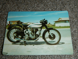 OLD VINTAGE MOTORCYCLE PICTURE PHOTOGRAPH NORTON BIKE #3 - £4.25 GBP