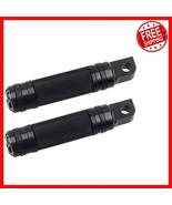 Durable Adjustable Motorcycle Footpegs with Engraved Design - Fits Many ... - $44.06 CAD