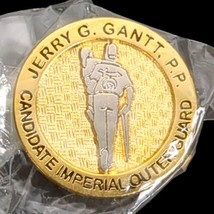 Mason Jerry G Gantt Candidate Imperial Outer Guard Lapel Hat Pin Shriners - £6.83 GBP