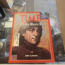 Used Magazine Time John Lennon Music died death December 22 1980 - £10.47 GBP