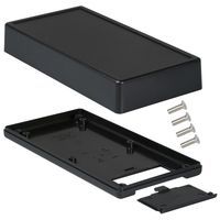 1599HBKBAT Hammond  box Black w/ battery door    - $12.07