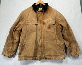 Carhartt Sandstone Duck Arctic Traditional Coat Tan Canvas Work C26 211 ... - €83,65 EUR