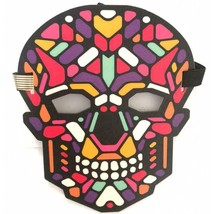 Sound Reactive LED Mask Sound Activated Street Dance Sugar Skull Halloween Party - £7.78 GBP