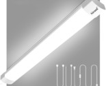 Utility Led Shop Light Fixture 4Ft With Plug, Waterproof Linkable Led Tu... - $54.99
