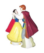 Disney&#39;s Snow White and Prince Dancing Ceramic Salt &amp; Pepper Shakers Set... - £24.37 GBP