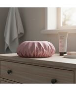 2-Layer Reusable Waterproof Shower Cap - Pink, Extra Large EVA/Polyester... - $227.55 MXN