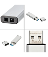 Fast High Performance Aluminum Stick 5-Pack USB 3.0 Flash Drive Thumb Drive - $35.78+