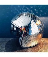 interoknack Professional Mirror Ball Disco Helmet  Reflective Party Fes... - €163,38 EUR