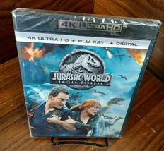Jurassic World Fallen Kingdom  (4K+Blu-ray+Digital)NEW- Free Shipping w/Tracking - £15.77 GBP