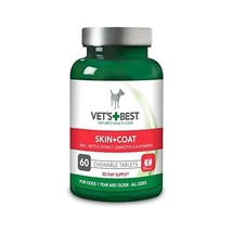 Vets Best Skin and Coat Tablets for Dogs  - £15.24 GBP