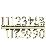 3/4&quot; Classic Gold Clock or Craft Numerals -Numbers 1-12 - NC112-34 - £1.77 GBP
