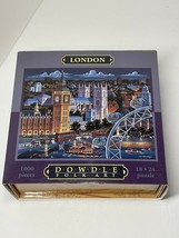 NEW SEALED Dowdle Folk Art Jigsaw Puzzle - London - 1000 Piece 18 x 24 - $18.69