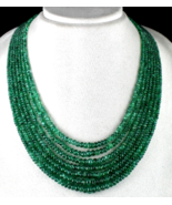 Certified Natural Emerald Beads Round 7L 495 Ct Precious Gemstone Party ... - €5.570,27 EUR