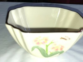 Vintage Lenox Small Dish Butterfly and Pink Flower Gold Mark - $14.99