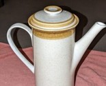 Mikasa Stone Manor Coffee Pot with Lid Japan F5800 Tan Discontinued Very... - $41.57