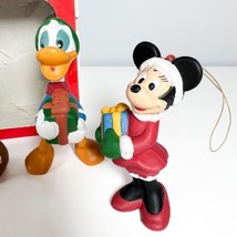 Vintage WALT DISNEY Company Set of 3 Ornaments Mickey Minnie Donald Kurt... - £19.45 GBP