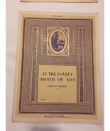In The Lovely Month Of May By Gustav Merkel VINTAGE Sheet Music - $120.57 CAD