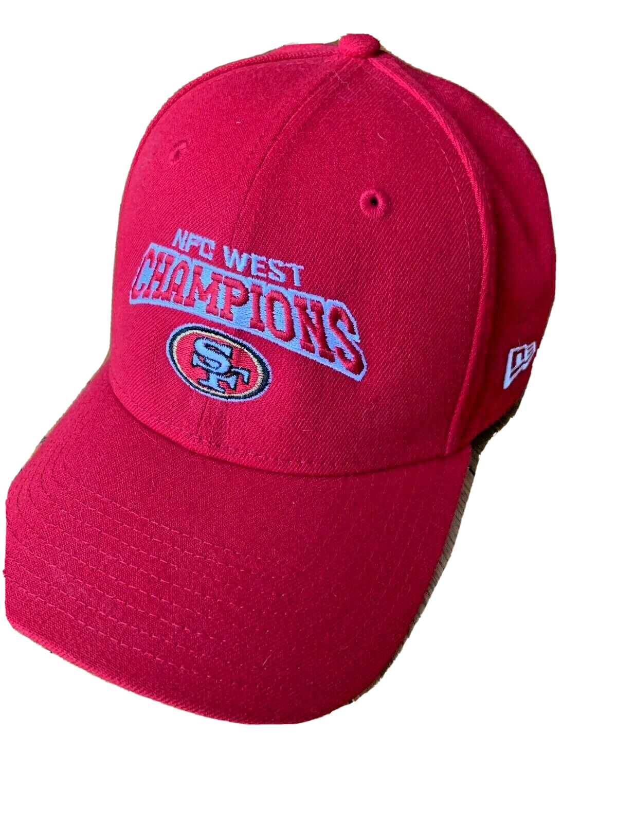 New Era NFC West Champions Red San Francisco 49ers Hat 9Forty Adult Adjustable - $12.95