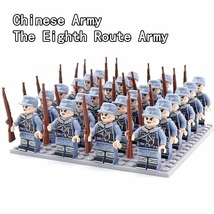 24pcs/Lot Military Soldiers Building Blocks Set Action Figures Bricks Toys #volt - £19.10 GBP