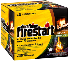Duraflame Firestart Indoor/Outdoor Firelighters, 12 Pack , Yellow - £18.54 GBP