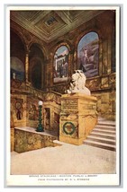 Grand Staircase Public LIbrary Boston Massachusetts MA UNP DB Postcard W22 - $2.92