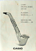 Casio DH-100 Digital Horn Original User&#39;s Operating Owner&#39;s Manual Book, Japan. - $29.69