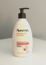 Aveeno Creamy Oil Moisturizer Nourishes Dry Skin 12 fl oz. NEW ! - $29.99