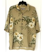 Hawaiian Style Shirt - Hibiscus Floral Pattern Print - Sz XL - £22.59 GBP