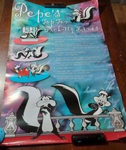 Looney Tunes Pepe LePew Pepes Top 10 Pick Up Lines Poster 1999 24x36 War... - £55.24 GBP