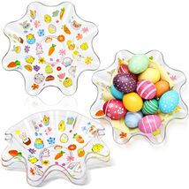 Tioncy 4 Pcs Easter Bowls Egg Serving Plastic Candy Dish 8.3in Set - $326.78 MXN Tioncy 4 Pcs Easter Bowls Egg Serving Plastic Candy Dish 8.3in Set - $326.78 MXN