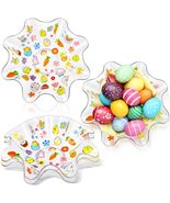 Tioncy 4 Pcs Easter Bowls Egg Serving Plastic Candy Dish 8.3in Set - $326.78 MXN