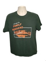 2018 University of Miami Family Weekend Adult Large Green TShirt - £11.73 GBP